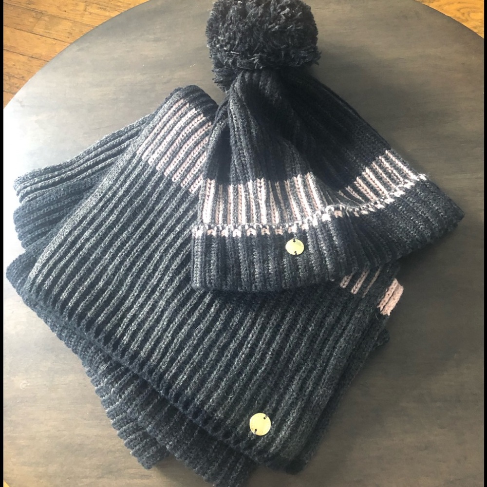 Cole Haan Beanie Hat/Scarf combo